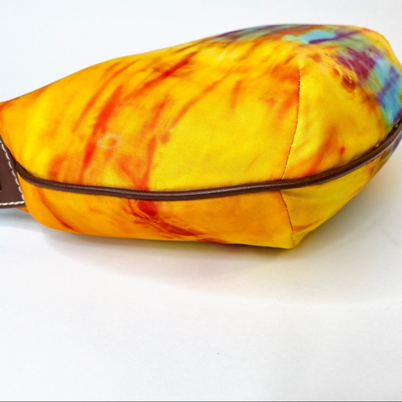 Donald J Pliner Mini Watercolor Hobo Bag flawed - Picture 6 of 16